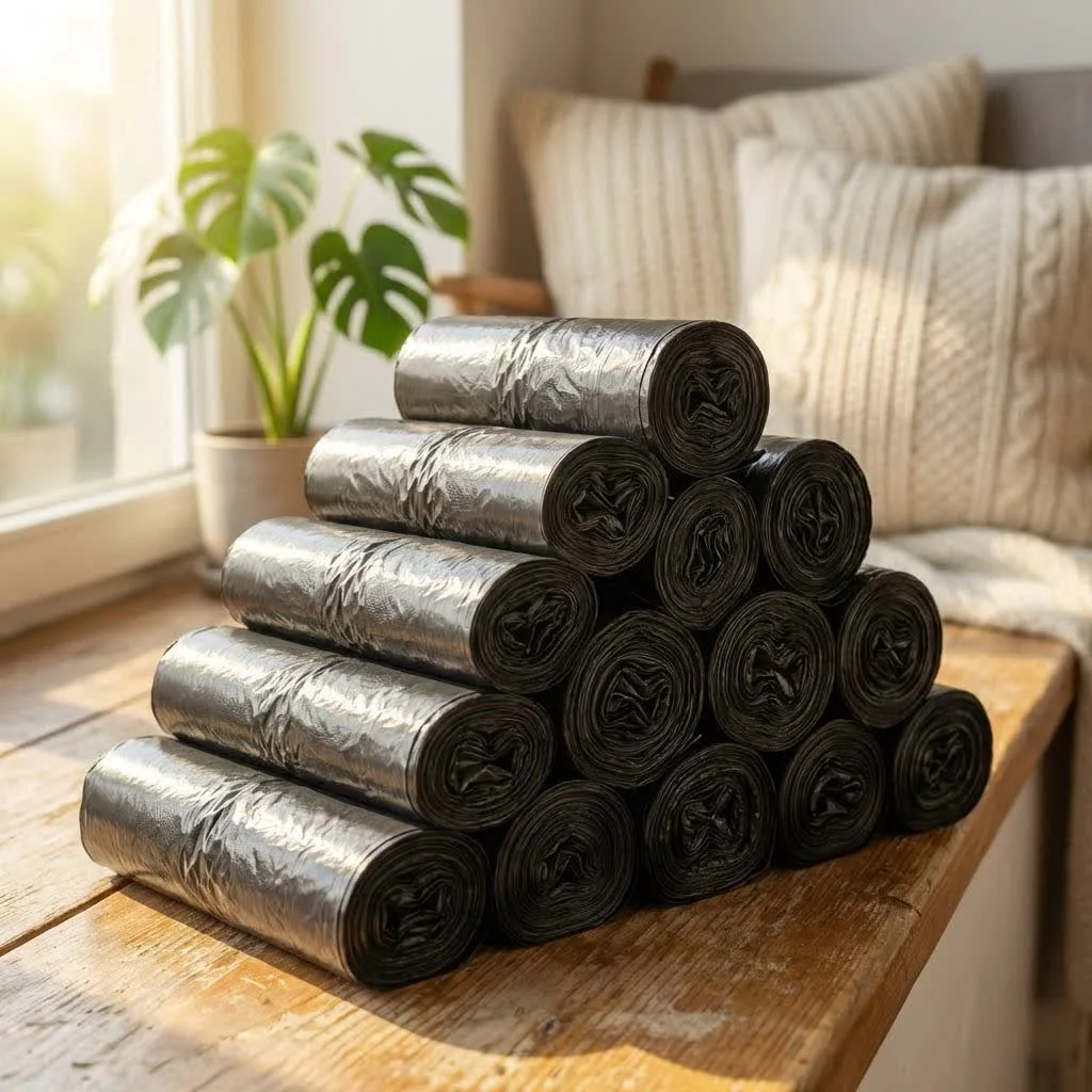 Contractor trash bags for heavy debris