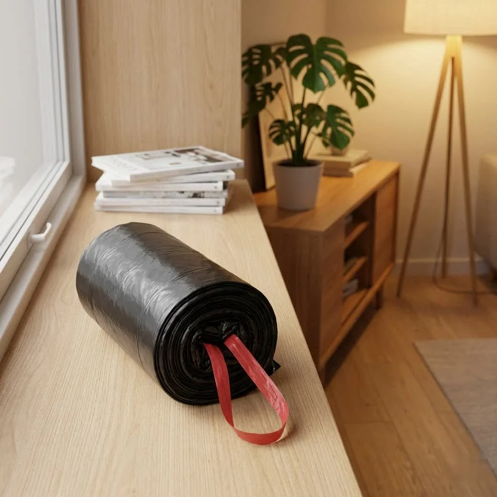 Small trash bags for home and office use